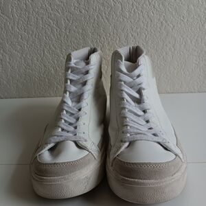 White High-Top Sneakers
